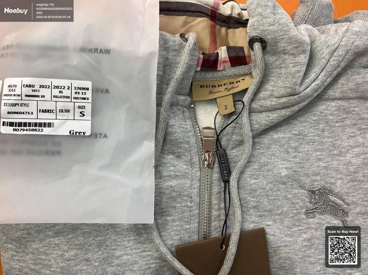 BURBERRY ZIP UP 2 COLOURWAYS – Vorschaubild 5