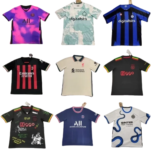Football TEE Psg - Roma - Brazil - Inter - Ajax - France - Portugal - Italy - Japan - Arsenal - Atletico.... – Bild 1