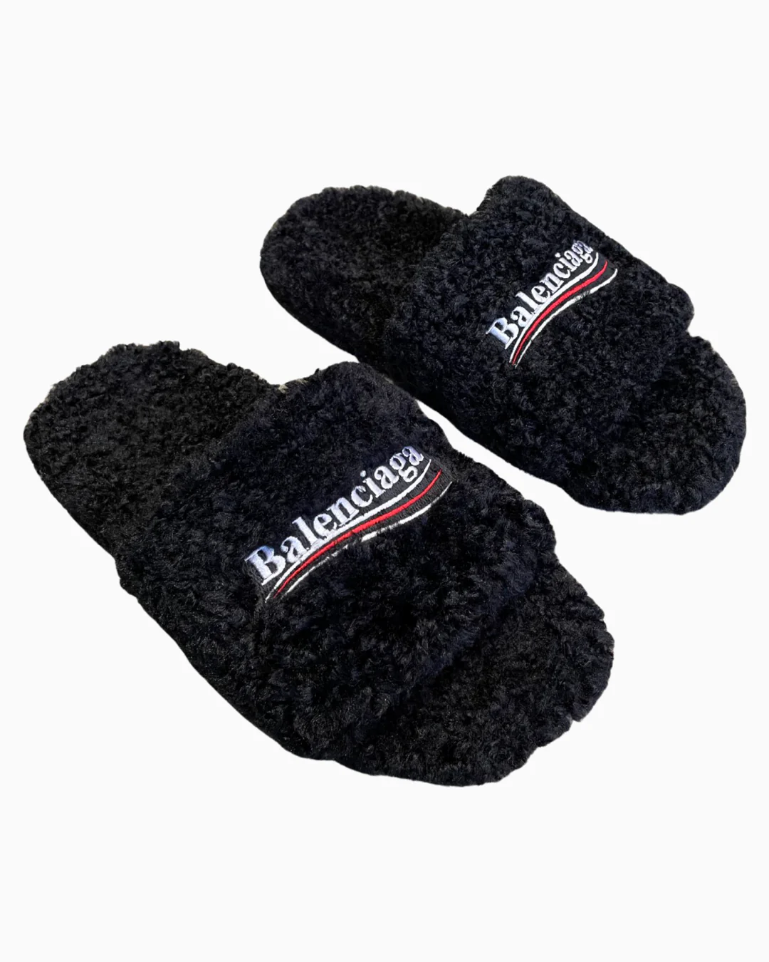 Balenciaga Faux Fur Slides 3 Styles – Bild 1