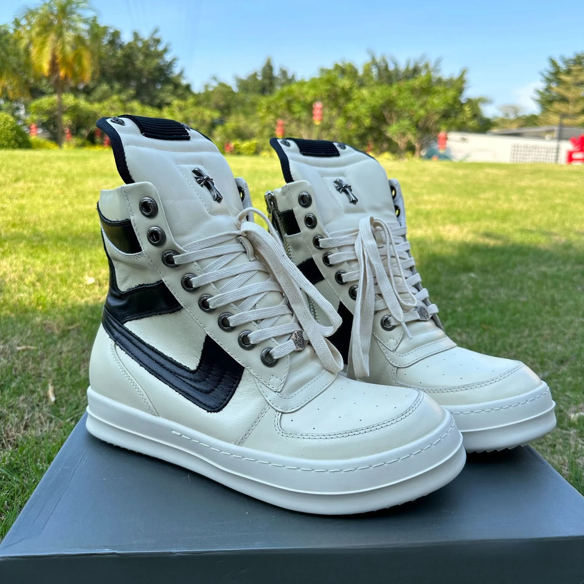 Rick Owens Chrome Hearts dunks – Bild 1