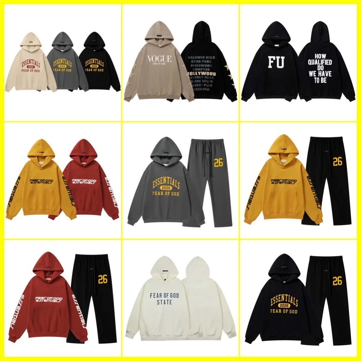 Fear of God Essentials Fleece Tracksuit – Bild 1