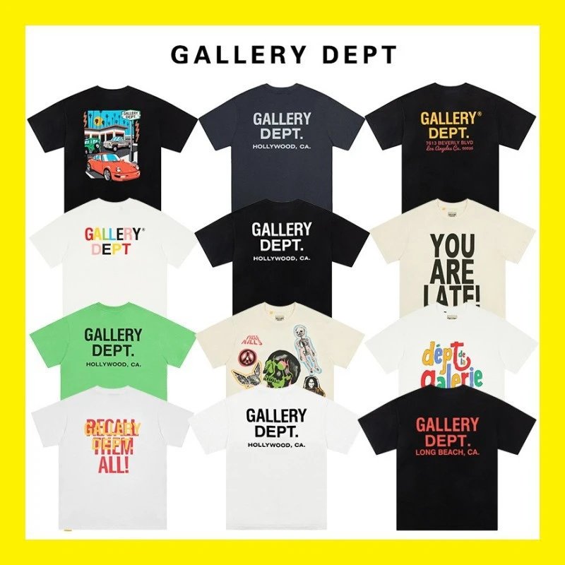 Gallery Dept Vintage Print T-Shirt – Bild 1