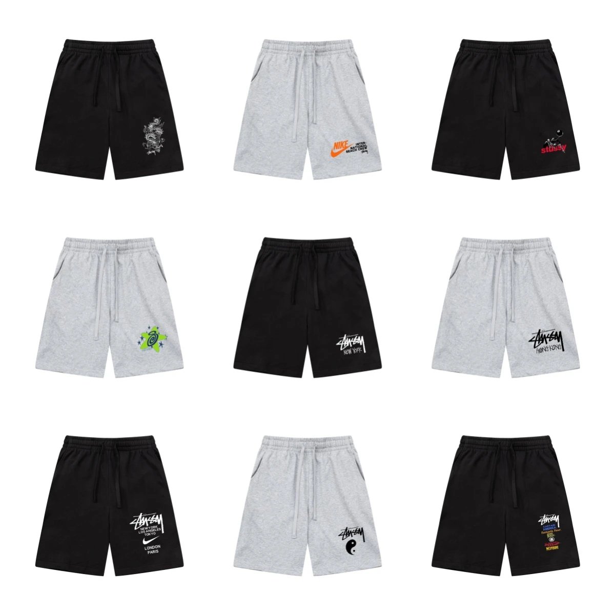 Stussy-Style Cotton Shorts – Bild 1