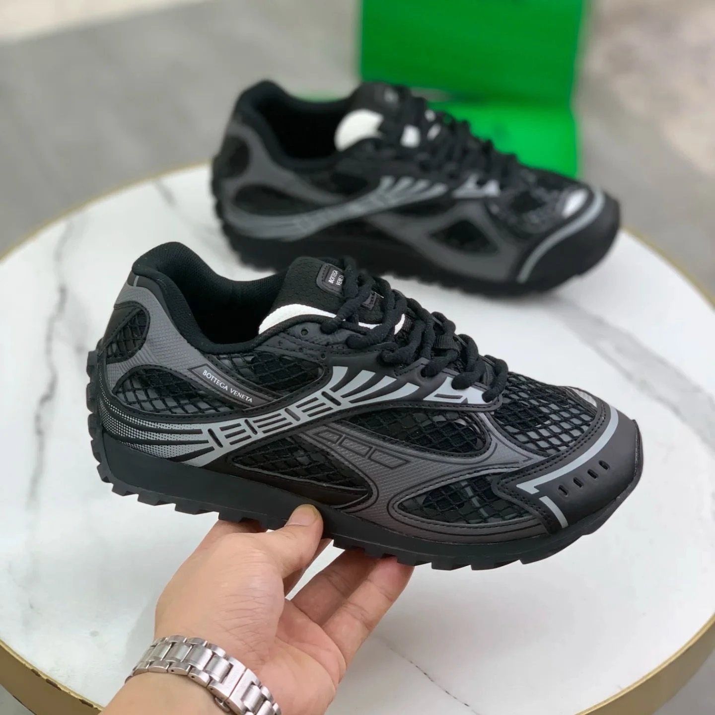 Platform Mesh Retro Sneakers – Bild 1